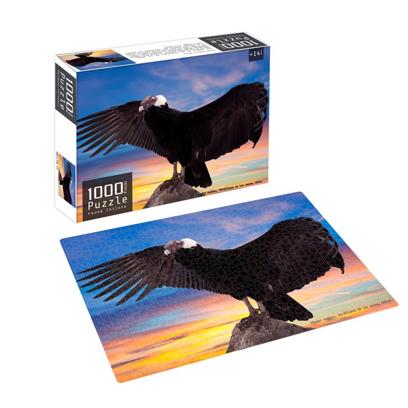 PRONOBEL - Puzzle 1000 Piezas Fauna Chilena Condor Nobel Gift