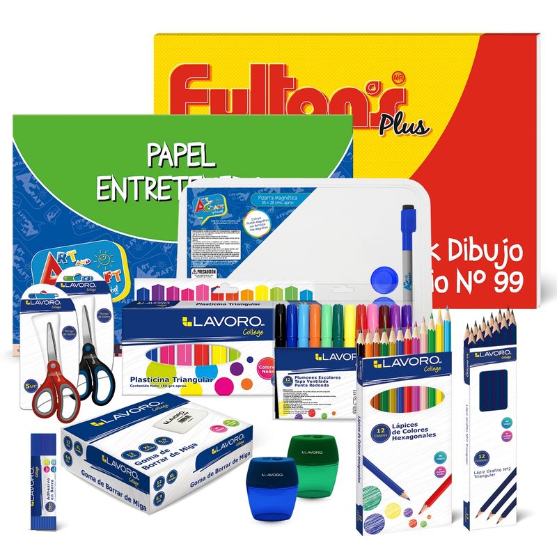 PRONOBEL - Pack Caja Escolar Manualidades 1