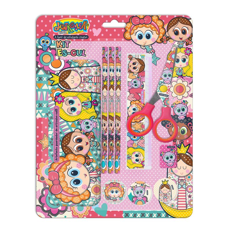 DISTROLLER JUGUETES - Set Escolar 10 Piezas Distroller