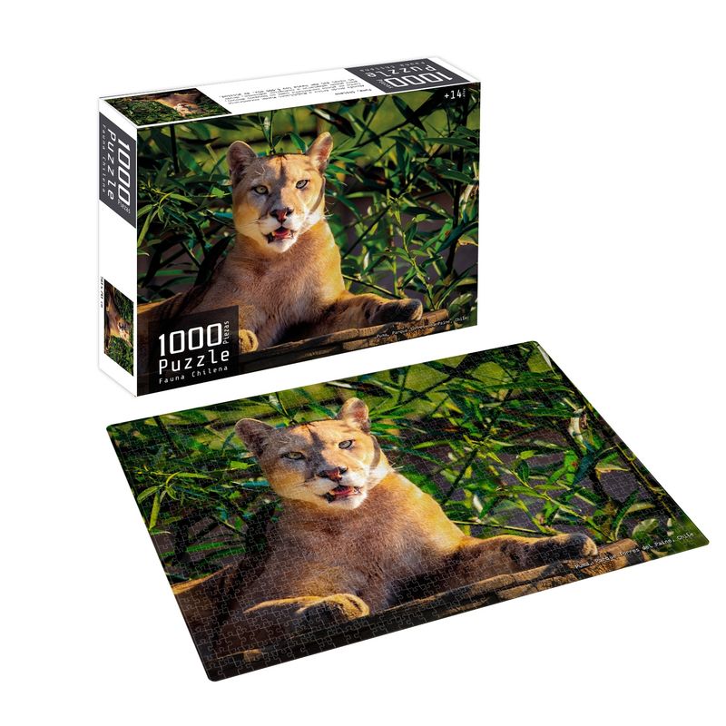 PRONOBEL - Puzzle 1000 Piezas Fauna Chilena Puma Nobel Gift