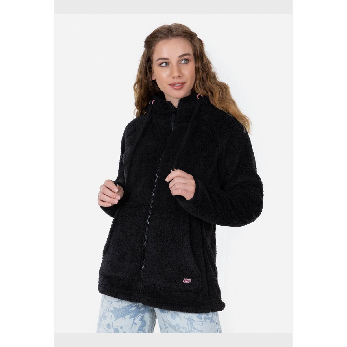 MAUI AND SONS - Poleron CHIPORRO Mujer Negro Maui and Sons