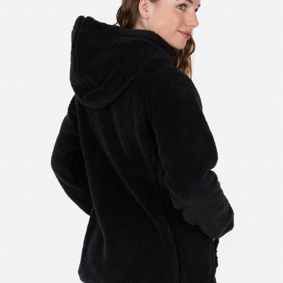 MAUI AND SONS - Poleron CHIPORRO Mujer Negro Maui and Sons