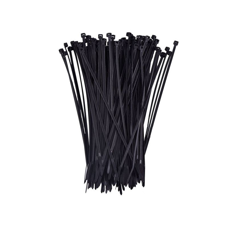 GENERICO - Amarra Plástica Multiusos Nylon Para Cable 8x450mm 100u / 272003