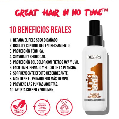 Imagen 2 del producto UniqOne All in one coconut 150 ml - Tratamiento Capilar