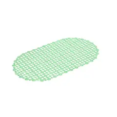 CARIBEE - Alfombra Antideslizante Goma Piso De Ducha Tina Baño Verde