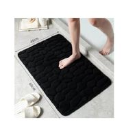 Alfombra De Baño Absorbente Suave De Baño Piedras