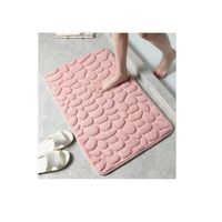 Alfombra De Baño Absorbente Suave Bajada De Baño Rosa