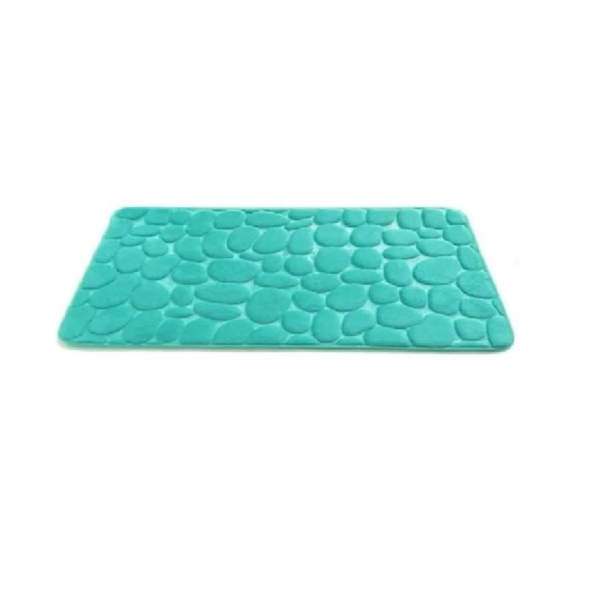 CARIBEE - Alfombra De Baño Absorbente Suave De Baño Piedras Verde