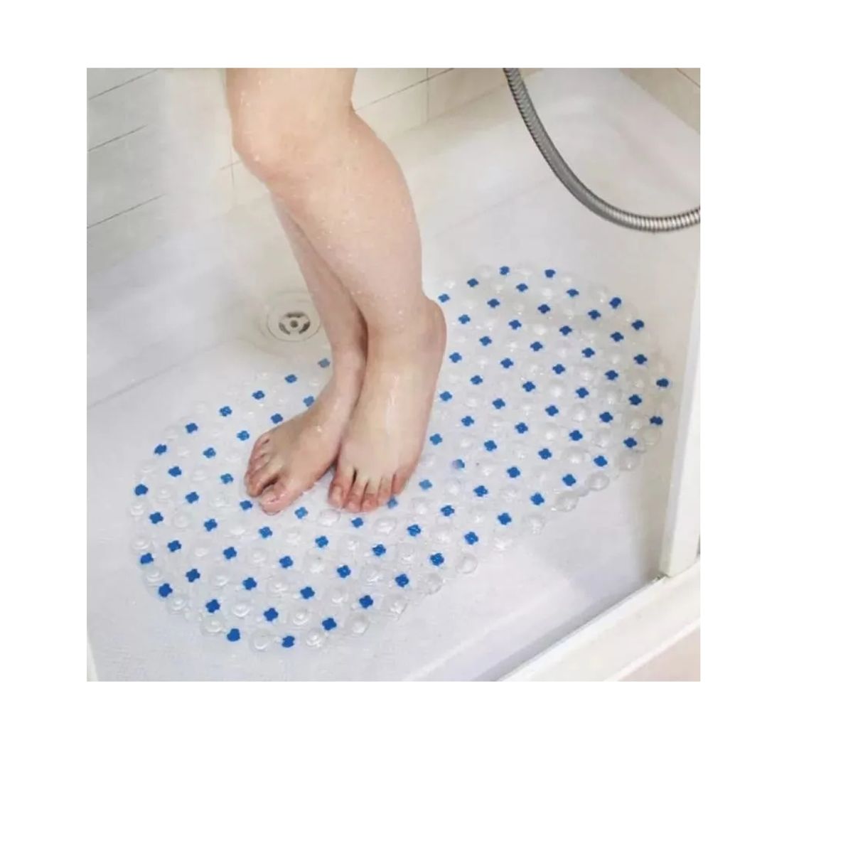 CARIBEE - Alfombra Goma Antideslizante Ducha Tina Baño Impermeable