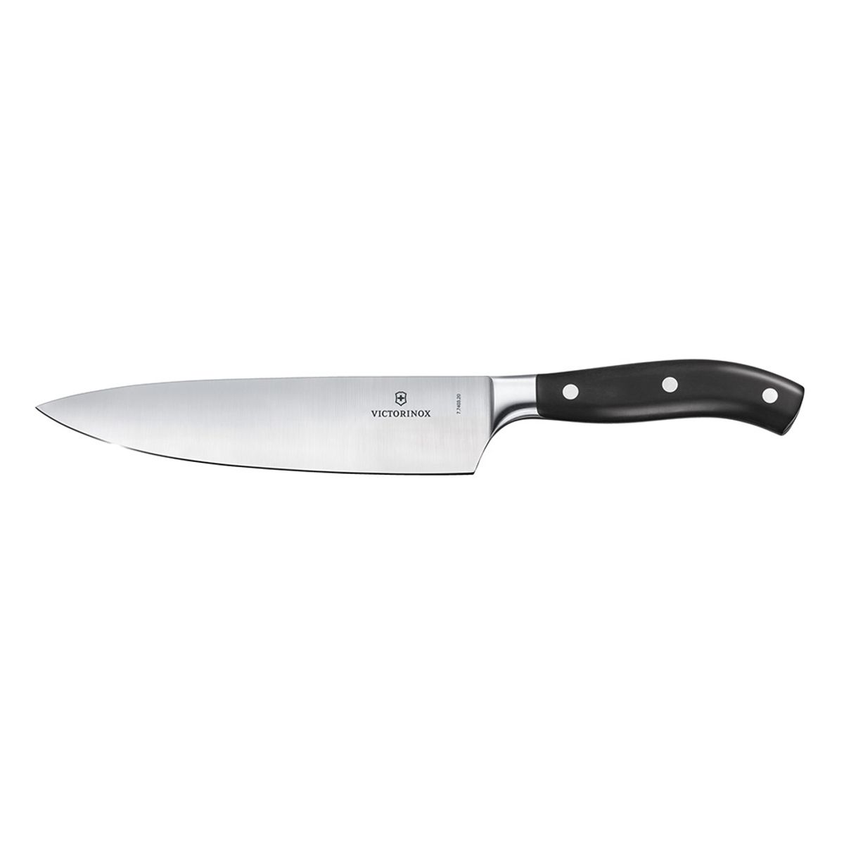 VICTORINOX - Cuchillo para chef forjado Grand Maître color Negro. Hoja 20 cm. Victorinox