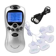 GENERICO - Electrofísico Tens Electroestimulador De 4 Parches
