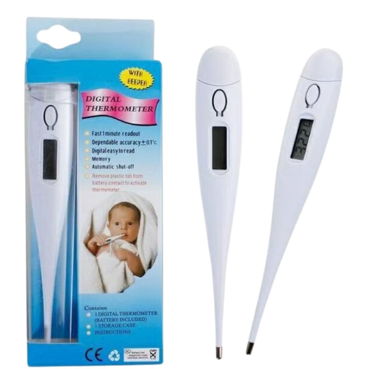 GENERICO - Termómetro Corporal Digital Tipo Lapiz.