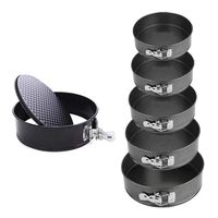 Pack 6 Moldes Redondo Antiadherente Torta Repostería..