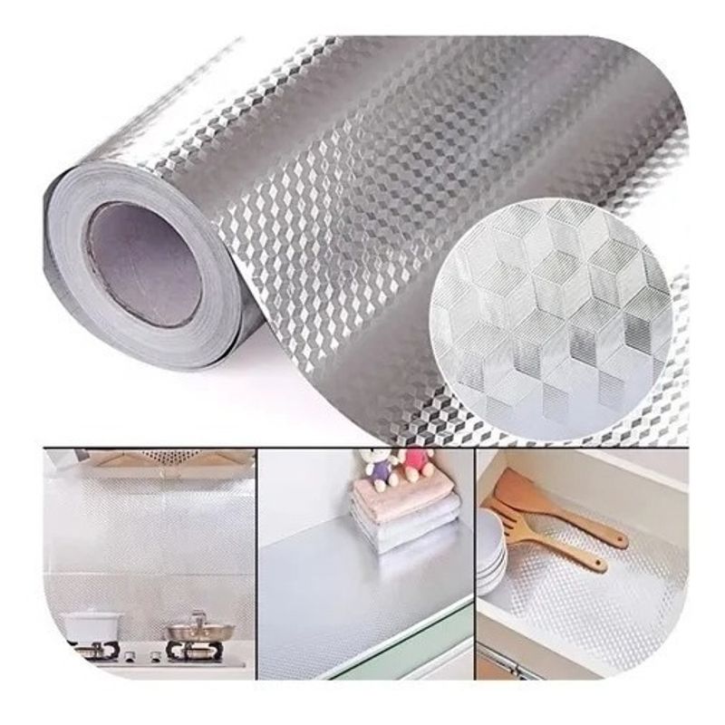 GENERICO - Papel Autoadhesivo Cocina Pared Muro Revestir 40x300cm.