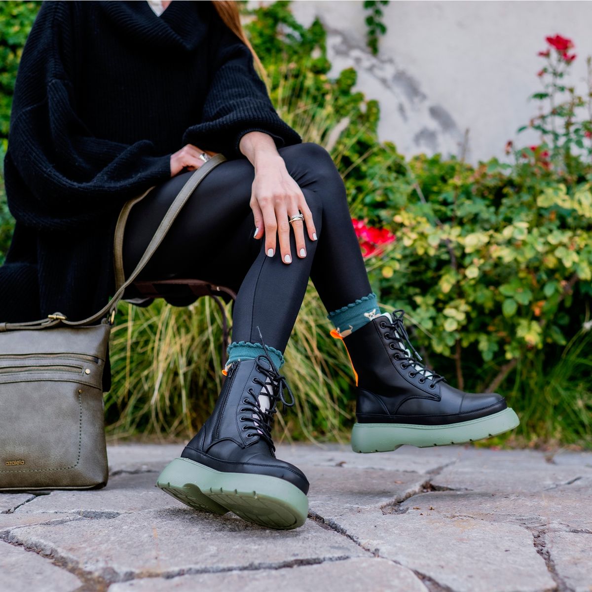 AZALEIA - Botín Mujer Mokba Negro AZALEIA