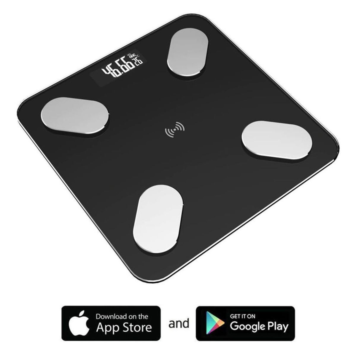 GENERICO - Báscula De Baño Digital Inteligente Bluetooth Para Grasa