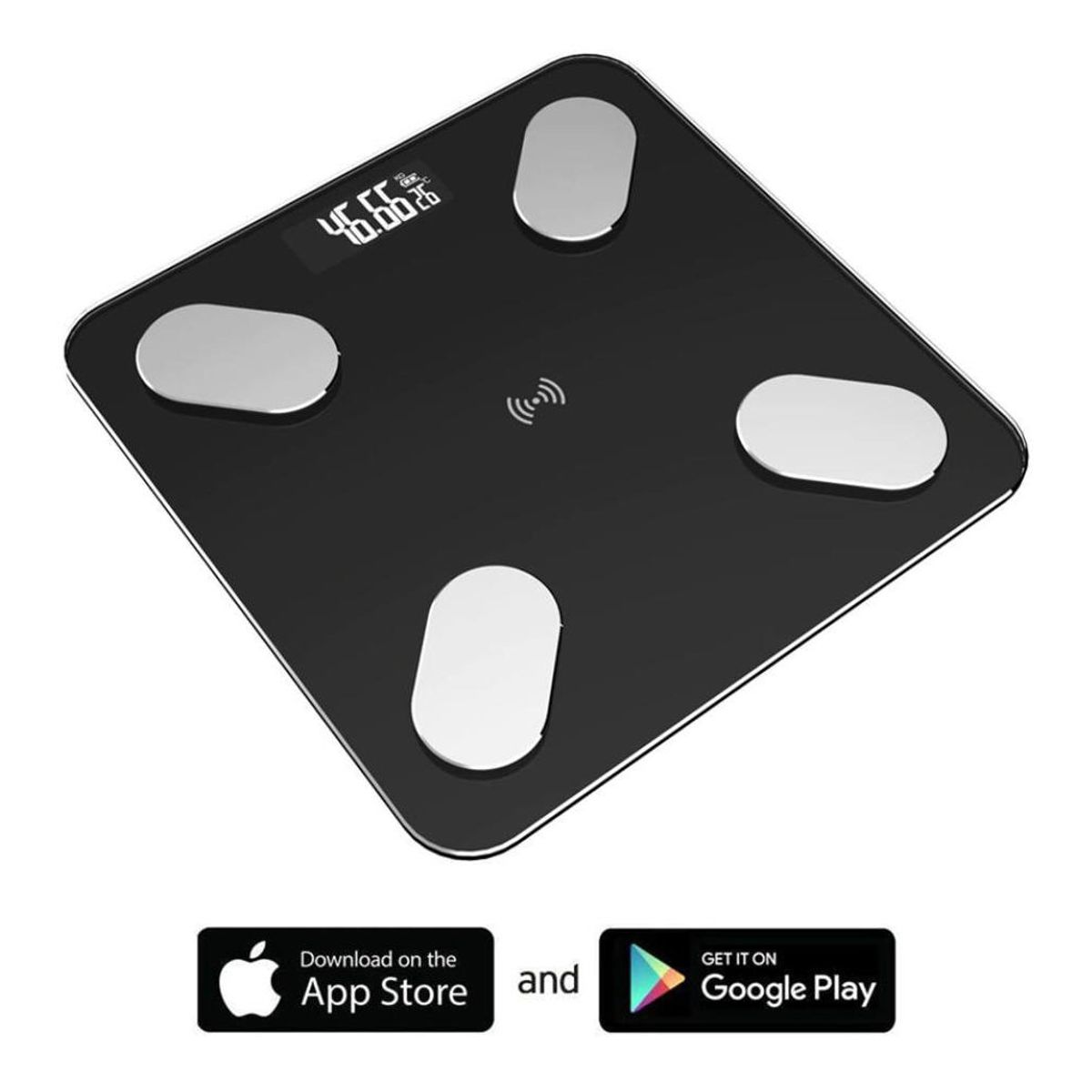 GENERICO - Báscula De Baño Digital Inteligente Bluetooth Para Grasa