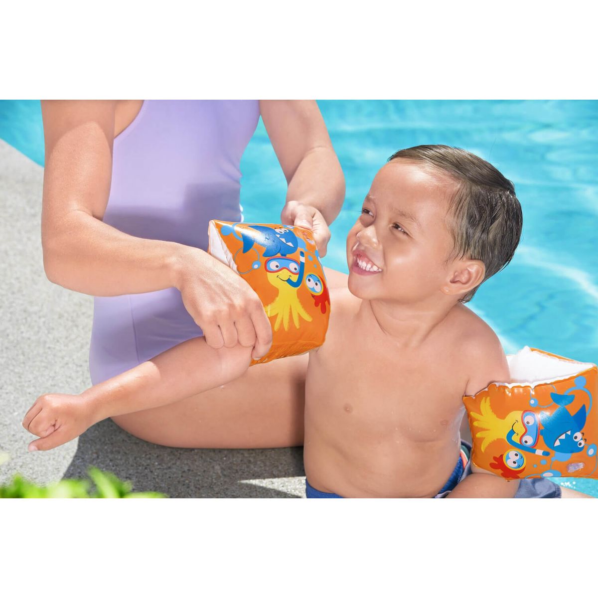 BESTWAY - Alitas Inflable Pescaditos 3-6 Años Bestway