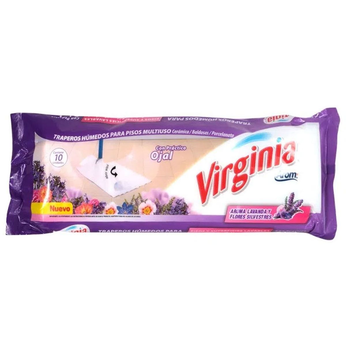 VIRGINIA - Trapero Húmedo Virginia - Piso Con Ojal - Aroma Lavanda