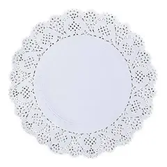 PUNTO AZUL - Pack De 50 Blonda Papel Para Torta 32 Cm