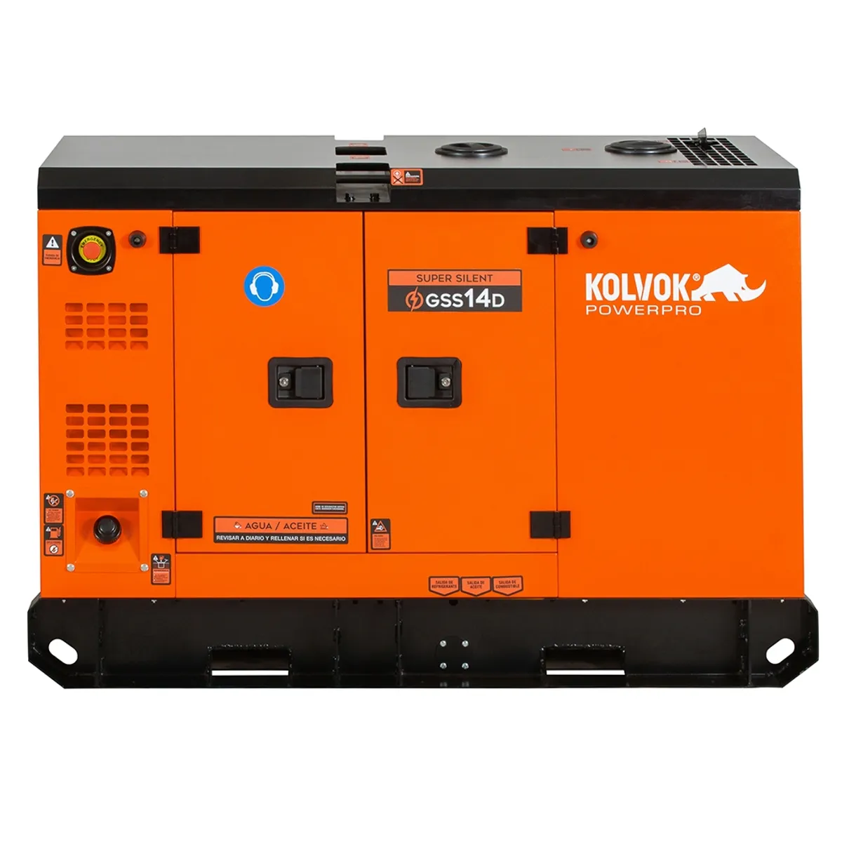 KOLVOK - Generador eléctrico a diésel 12000W partida eléctrica