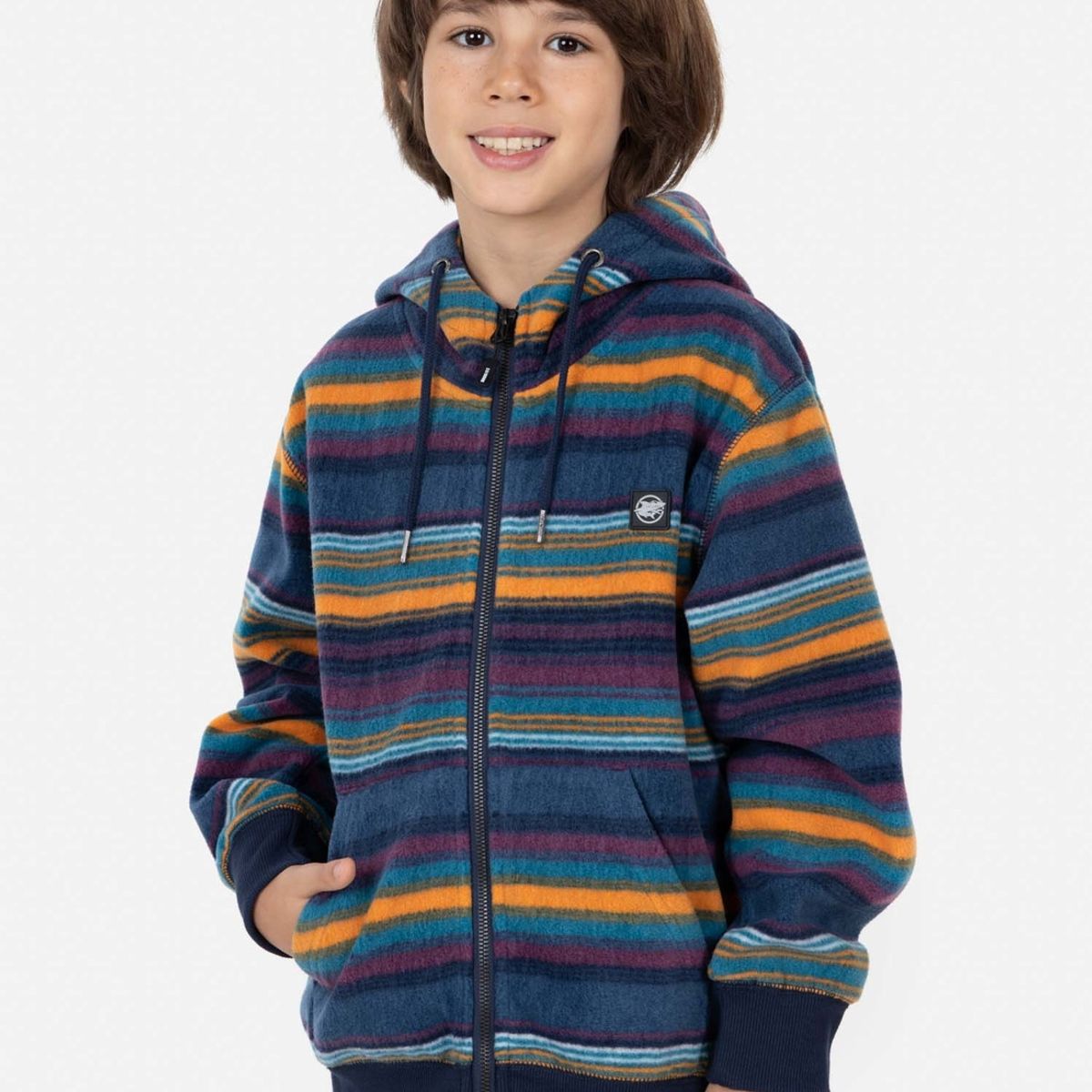 MAUI AND SONS - Poleron THOUSAND STRIPES Niño Multicolor Maui and Sons