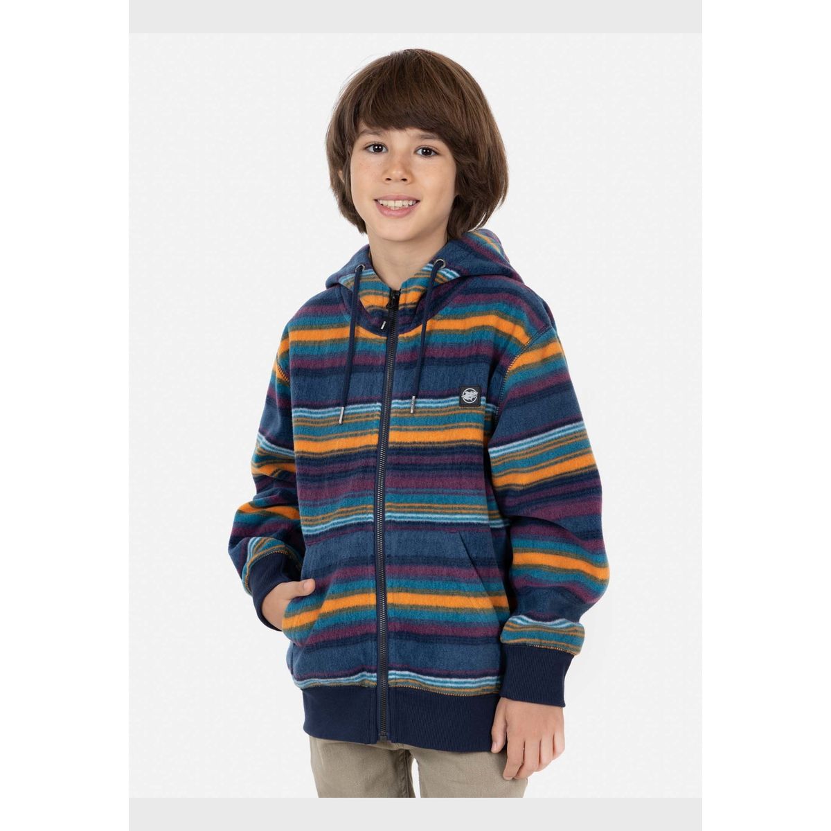 MAUI AND SONS - Poleron THOUSAND STRIPES Niño Multicolor Maui and Sons
