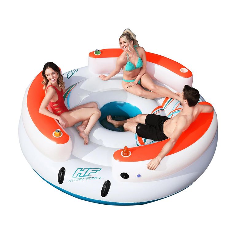 Flotador Isla Con Resplado 4 Personas 2.55X2.55M
