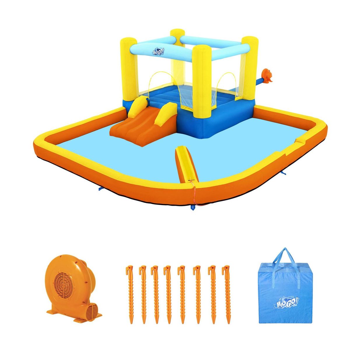 BESTWAY - Parque Acuático Inflable Beach Bounce 3.65X3.40X1.52M Bestway