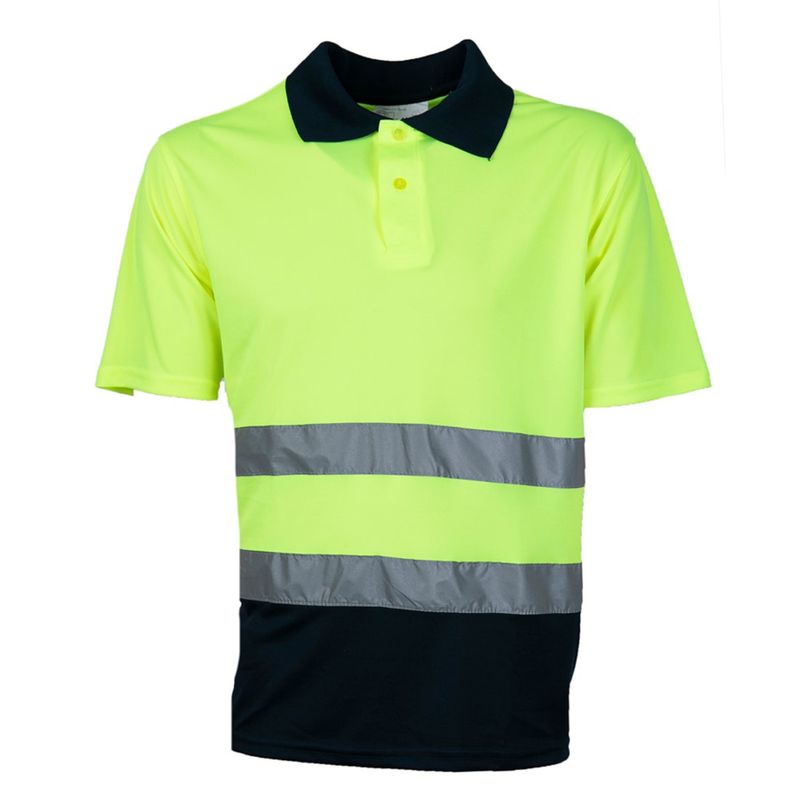 JAYSON - Polera Alta Visibilidad MC Cuello Camisero