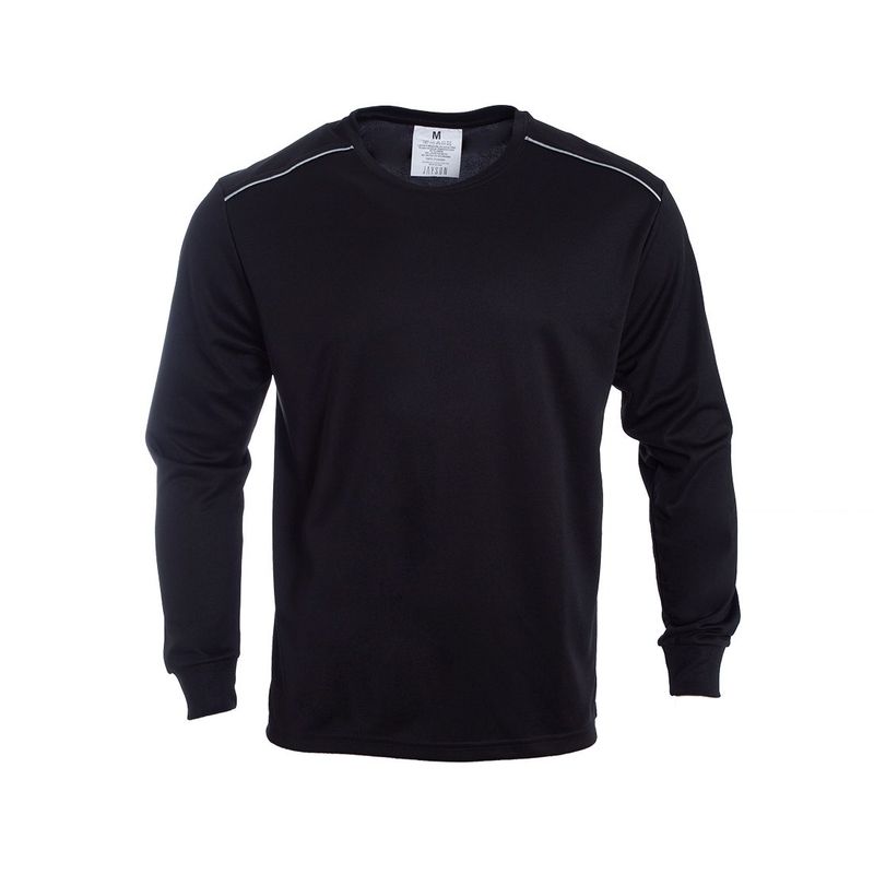 JAYSON - Polera Dry Fit CAntibacterial ML Cuello Polo Y Reflectante