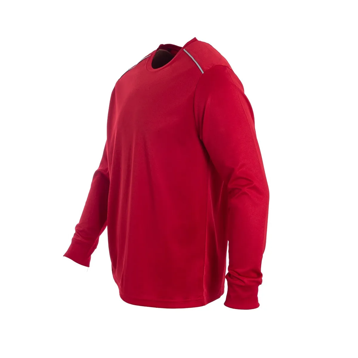JAYSON - Polera Dry Fit C/Antibacterial ML Cuello Polo Y Reflectante