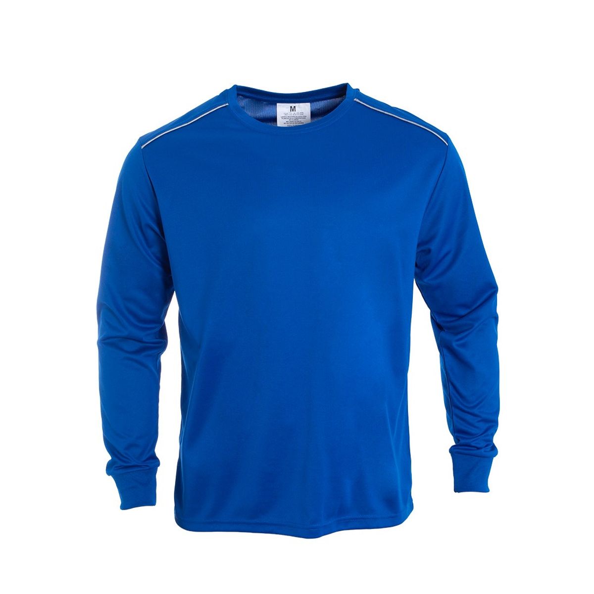 JAYSON - Polera Dry Fit C/Antibacterial ML Cuello Polo Y Reflectante