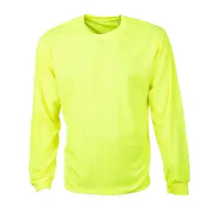 JAYSON - Polera Cuello Polo Ml Fluor Amarillo
