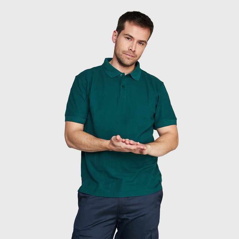 JAYSON - Polera Piqué 80/20 M/C Hombre