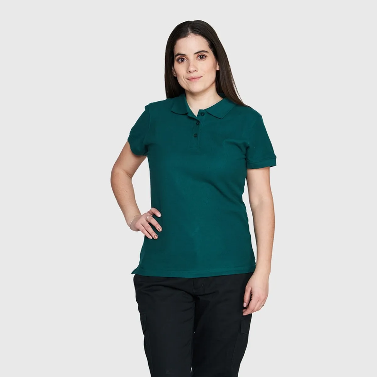 JAYSON - Polera Piqué 80/20 M/C Mujer