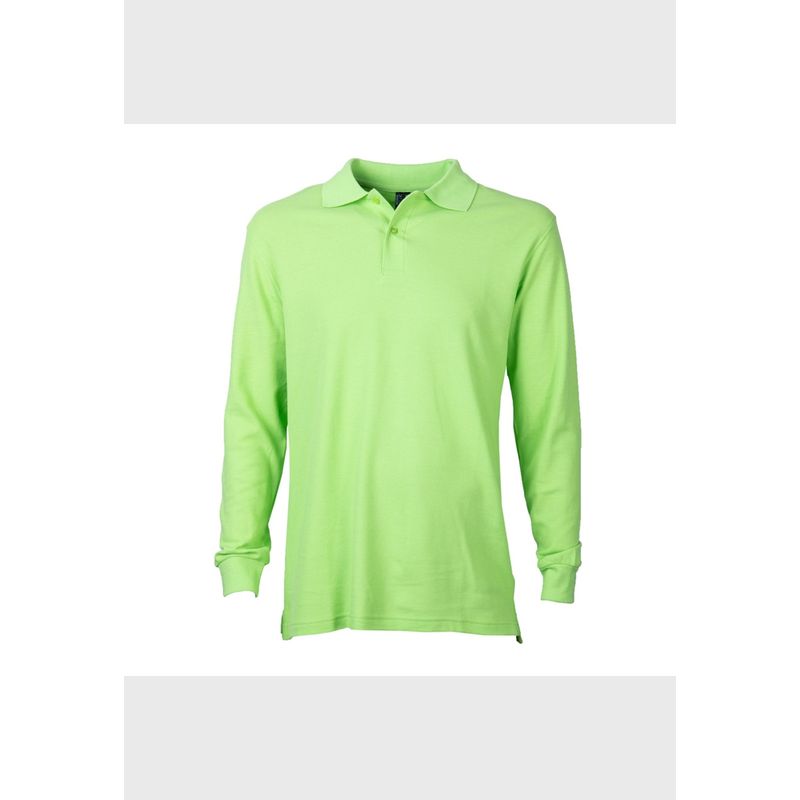 JAYSON - Polera Piqué 80/20 Manga Larga Hombre