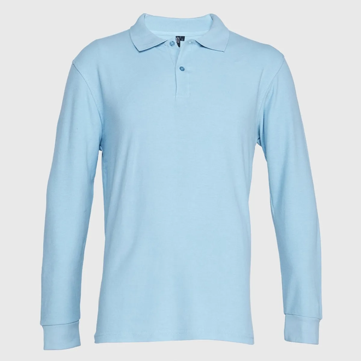 JAYSON - Polera Piqué 80/20 Manga Larga Hombre