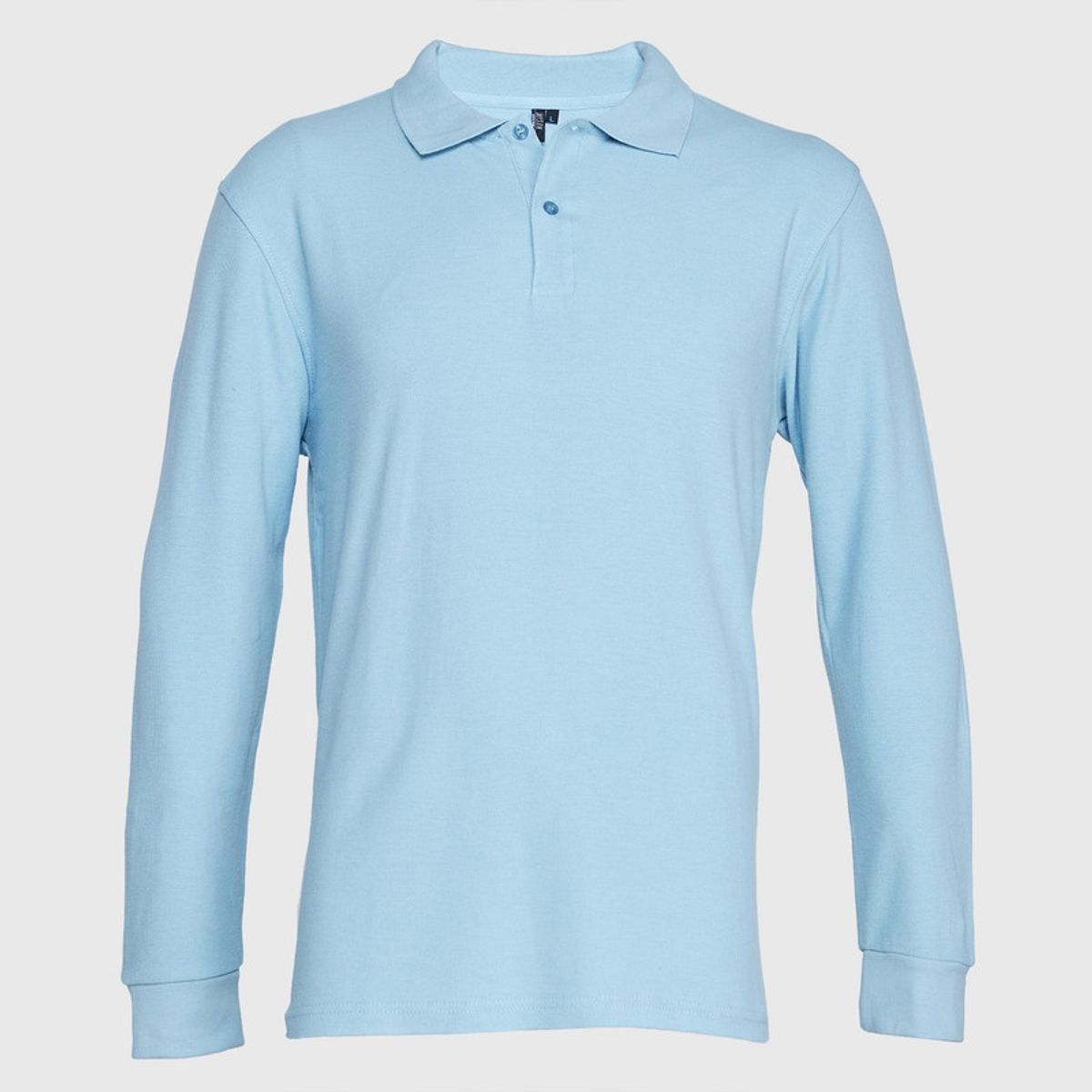 JAYSON - Polera Piqué 80/20 Manga Larga Hombre