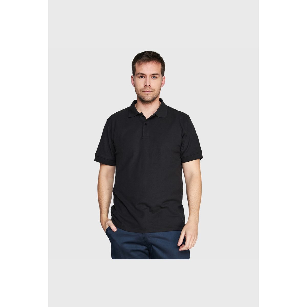 JAYSON - Polera Piqué TC 65/35 M/C Hombre