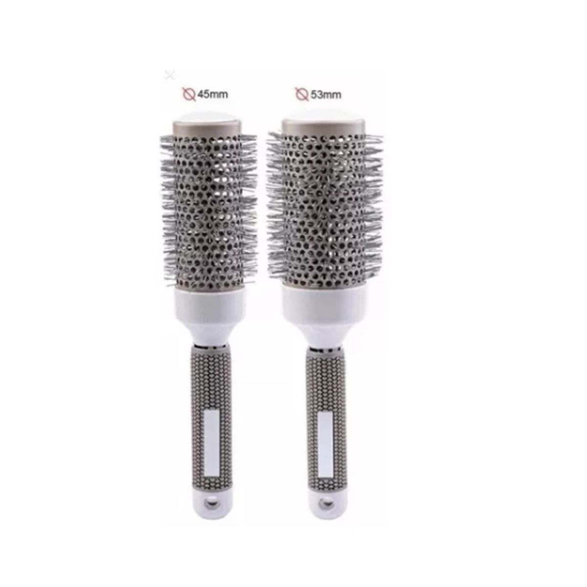 GENERICO - Pack 2 Cepillos Térmicos Brushing Alisado 32mm-53mm