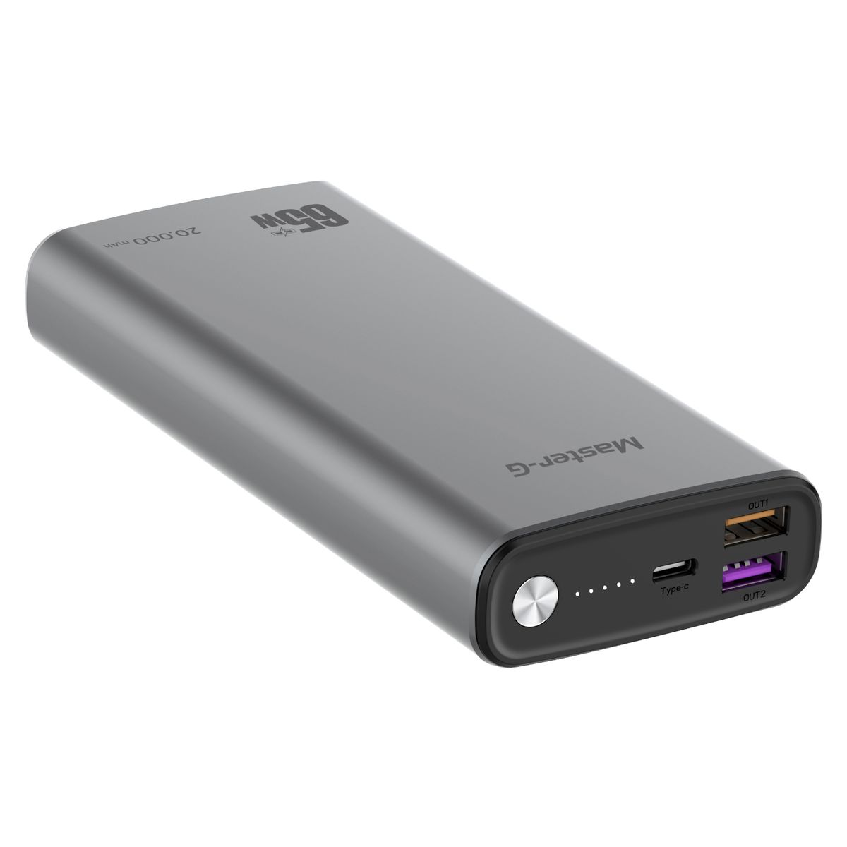 MASTER G - Batería Externa Laptop Master-G 20000 Mah Power Bank