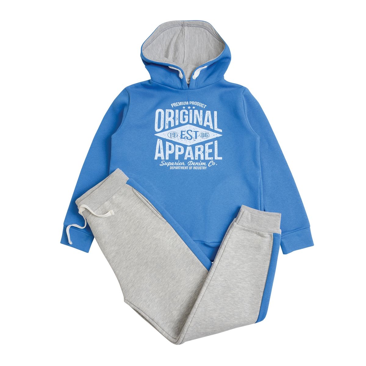 EXCEPTION - Conjunto Polerón y Pantalón de Buzo Franela Niño Exception