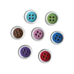 GENERICO - Set botones Madera Color 20 unidades