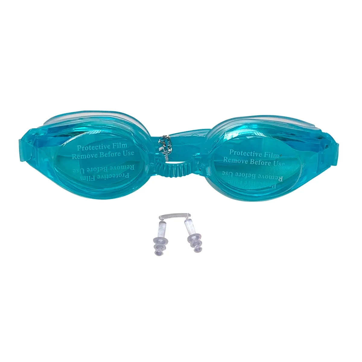 GENERICO - Lentes Natacion Gafas Piscina Unisex Tapones Oidos Celeste