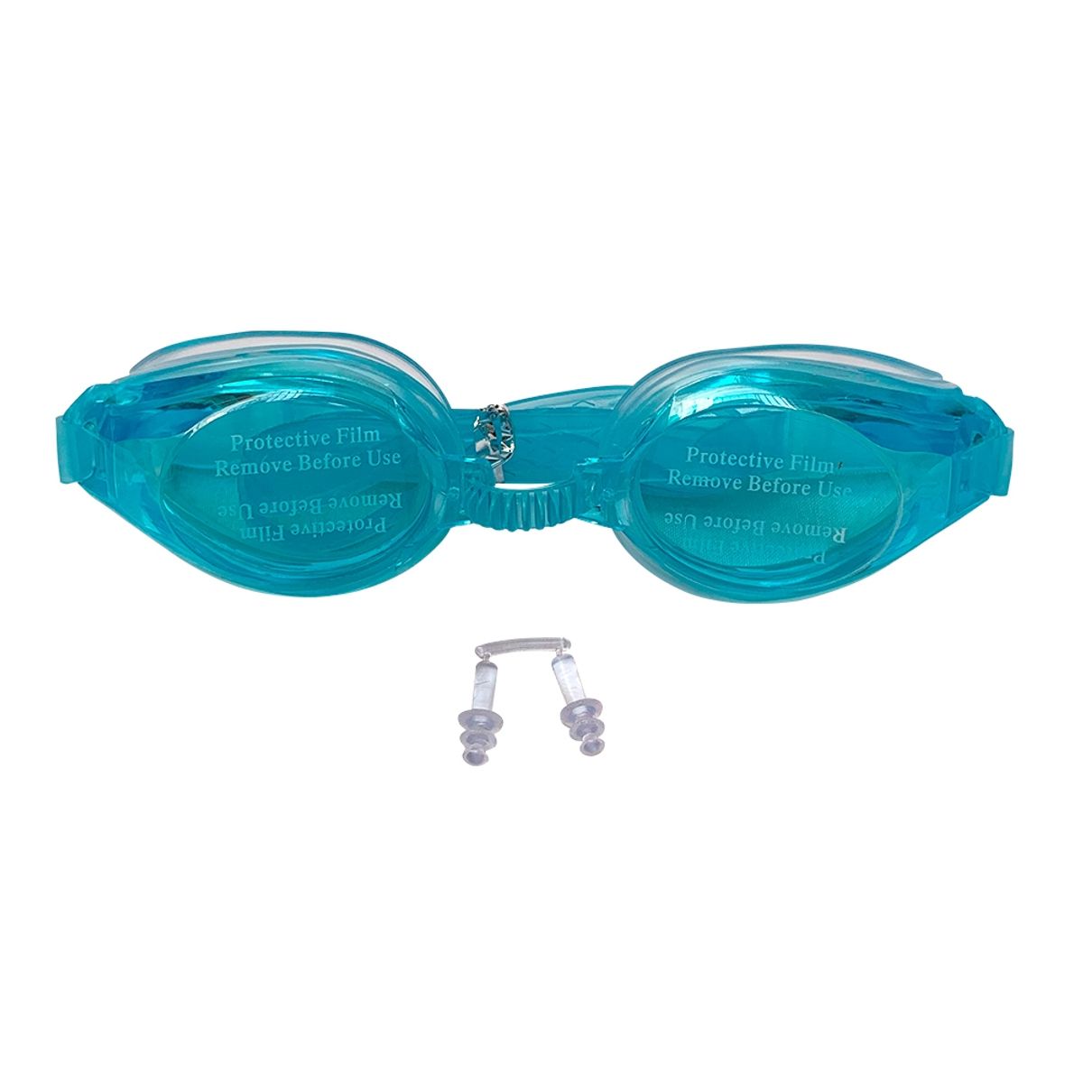 GENERICO - Lentes Natacion Gafas Piscina Unisex Tapones Oidos Celeste