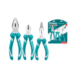 TOTAL TOOLS - Set de Alicates 3 Piezas TOTAL