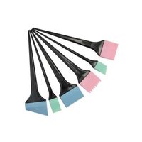 Set 6 Brochas Silicona Para Aplicar Tinturas Decolorantes