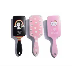 GENERICO - Pack X 3 Cepillo De Cabello Cuadrado
