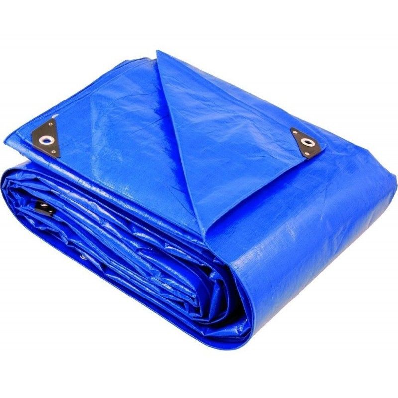 ALL CLEAN - LONA CARPA MULTIUSO 3x5 MTS AZUL CON OJETILLOS